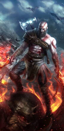Plagát God of War Kratos HQ lesk