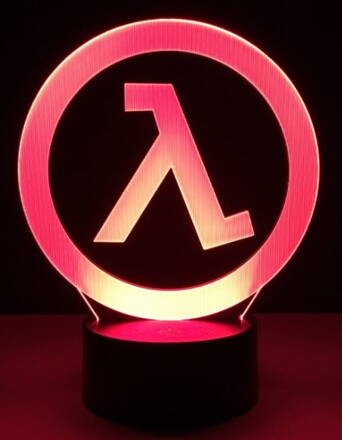 Led lampička Half Life 7 barev