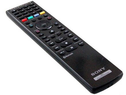 PS3 - Blu-Ray Disc Remote Control Black 