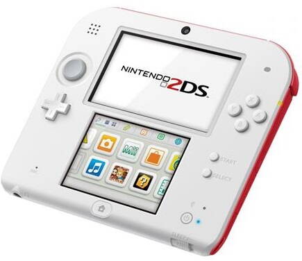 Nintendo 2DS white/red