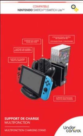 Nintendo SWITCH Nabíjacia stanica 4v1