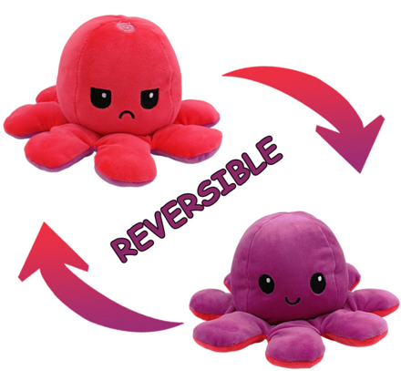 Obojstranná chobotnica - červeno-fialová