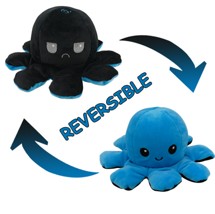 Obojstranná chobotnica - čierno-modrá