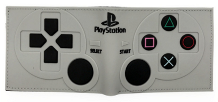 Peňaženka Playstation 2 Šedá