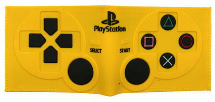 Peňaženka Playstation 2 Žlutá