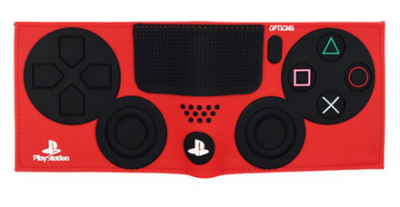 Peňaženka Playstation 4 Červená 