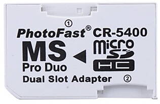 PhotoFast CR-5400 PRO DUO adaptér pre PSP konzoly