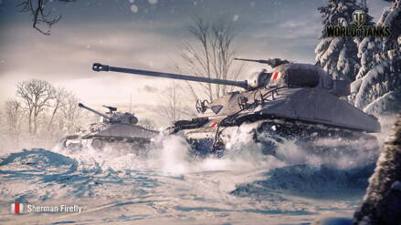 Plagát World of Tanks Sherman Firefly HQ lesk 