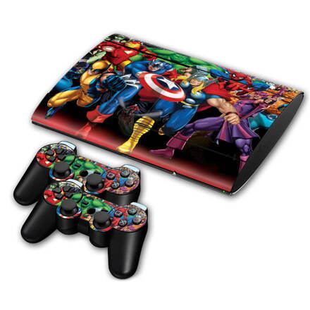 PS3 SuperSlim polep SUPER HEROES