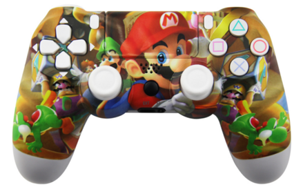 PS4 bezdrôtový ovládač Super Mario