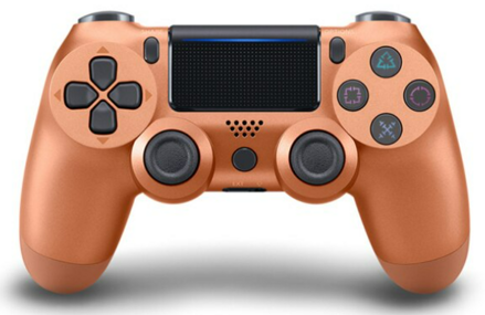 PS4 bezdrôtový ovládač matný oranžový
