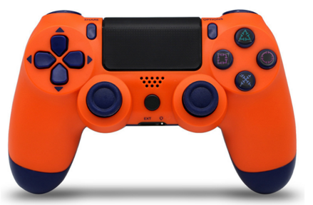 PS4 bezdrôtový ovládač oranžový