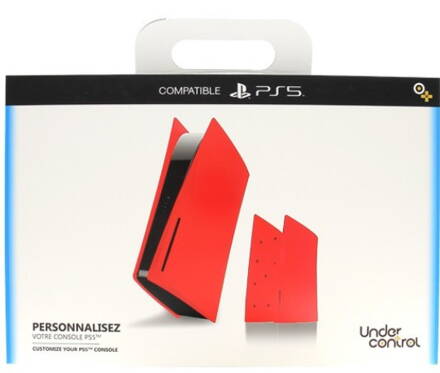 PS5 COLOR kryt konzole - červený model s mechanikou HQ