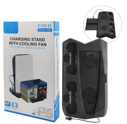 Nabíjací stojan s ventilátorom pre PS5 digital edition