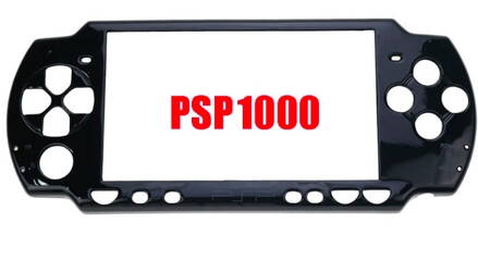 PSP 1000 predný kryt čierný