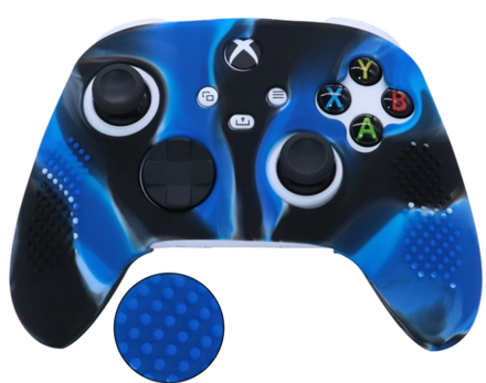 Silikónový obal ovládača Xbox series X/S modrý 