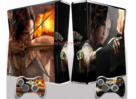 Xbox 360 Slim polep Tomb Raider