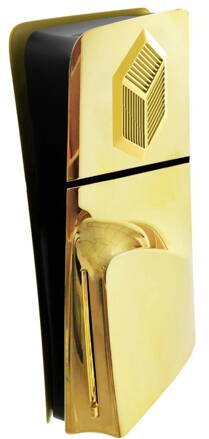 PS5 Slim Disk kryt konzoly ECHT GOLD electroplated
