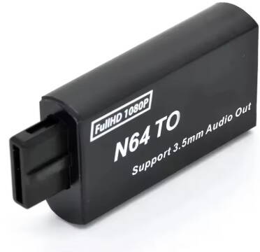 Nintendo N64 Hdmi převodník + 3,5 mm audio ( Up Scaler 1080P)