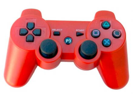 Ovládač PS3 Bluetooth červený