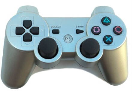 Ovládač PS3 Bluetooth strieborný