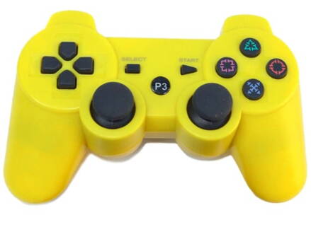 Ovládač PS3 Bluetooth žltý