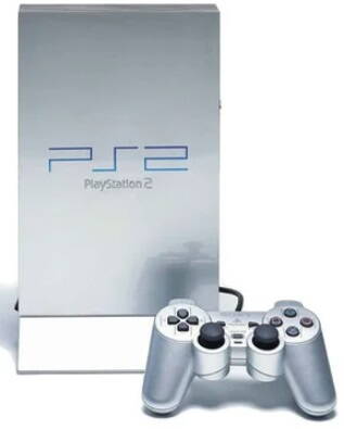 Playstation 2 FAT Silver