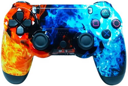 PS4 bezdrôtový ovládač Fire and Ice