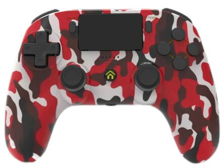 PS4 bezdrátový ovladač CAMO RED