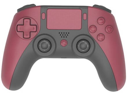 PS4 bezdrátový ovladač červeno-černý