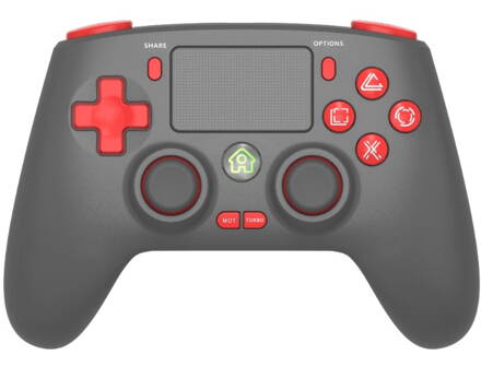 PS4 bezdrátový ovladač černo-červený