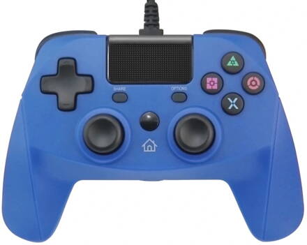 PS4 kabelový ovladač modrý