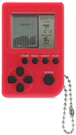 Kľúčenka Retro Tetris červená