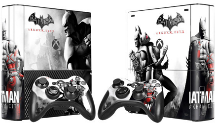 XBOX 360 E polep BATMAN