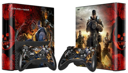 XBOX 360 E polep GEARS OF WAR 3